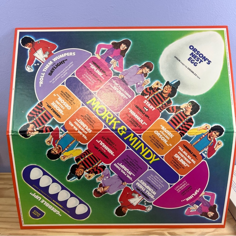 Vintage Mork and Mindy Board Game by Parker Brothers - 1979 - Picture 9 of 9